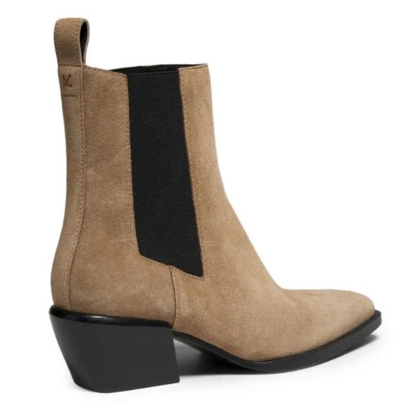 RAG & BONE Joni 50MM Suede Chelsea Boots Size 8.5 New - Picture 2 of 9